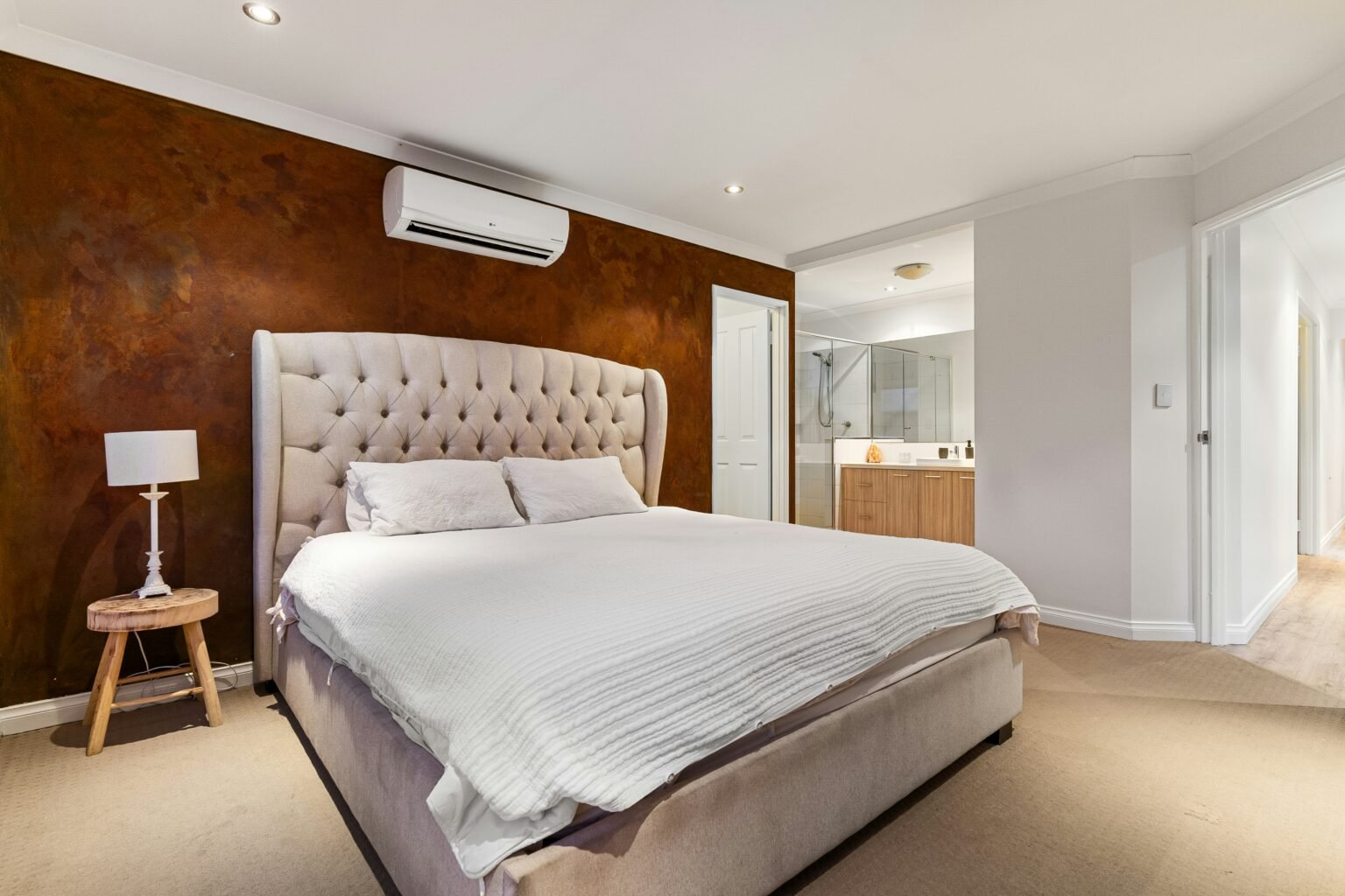 bedroom after a professional cleaning