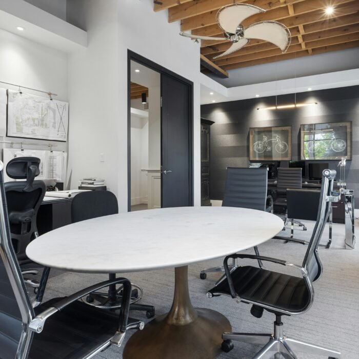 office interior, cleaned and ready to be used