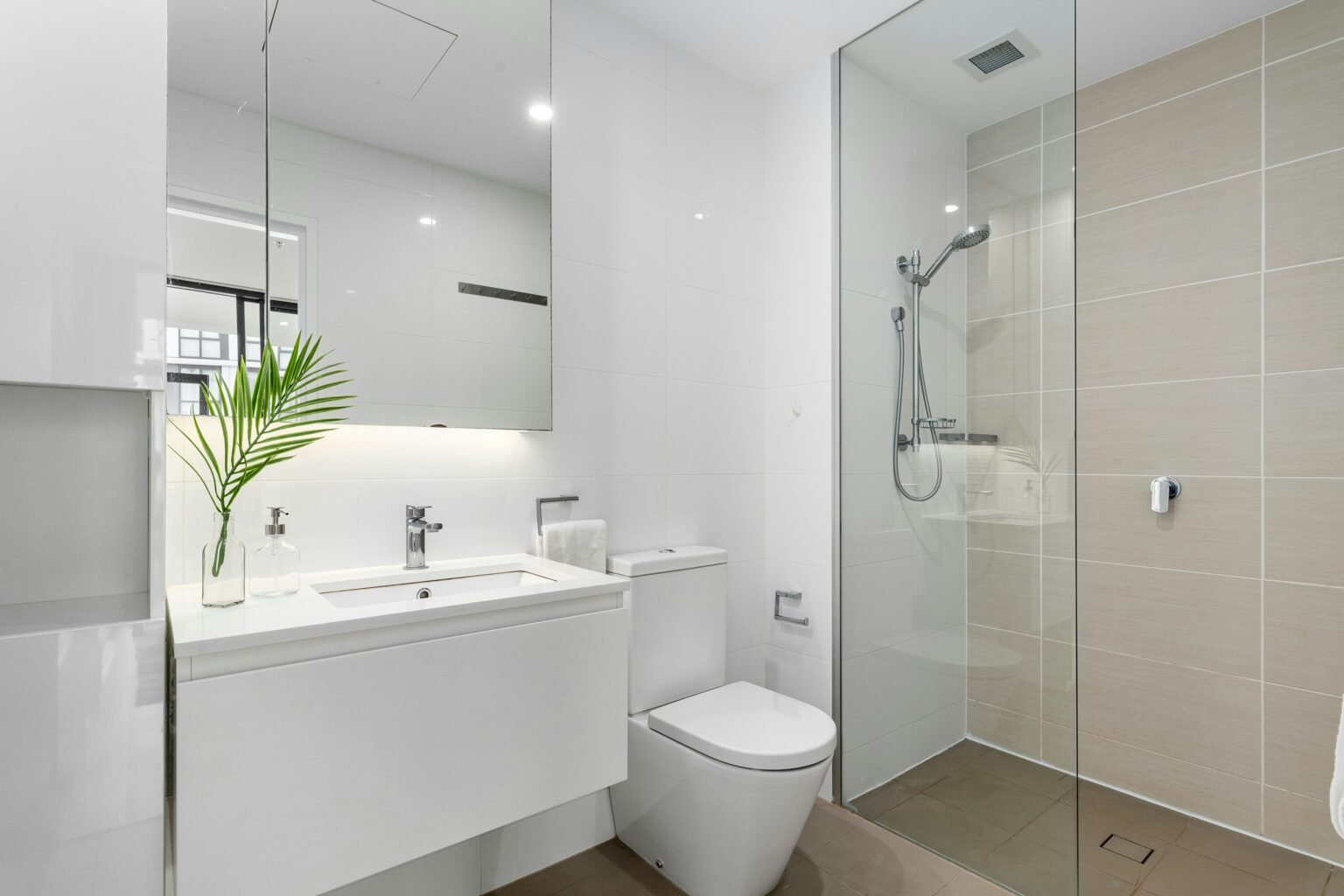 bathroom after a professional cleaning service