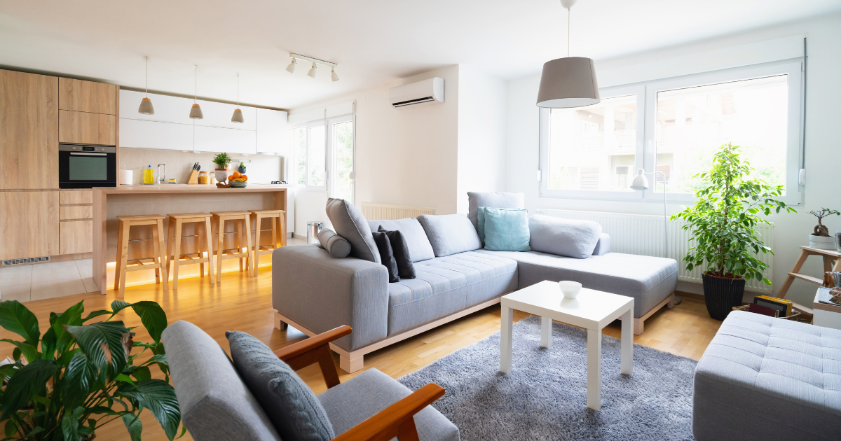 home interior after a professional cleaning
