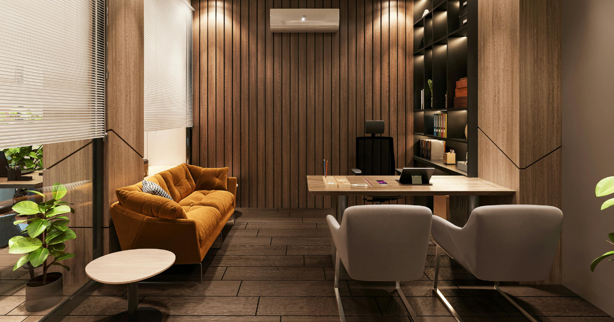 office after being cleaned by experts
